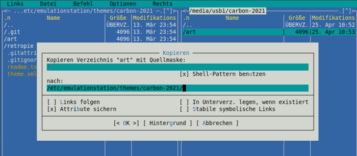 FileManager carbon